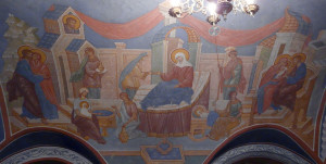 Фреска из церкви святителя Николая в Клённиках