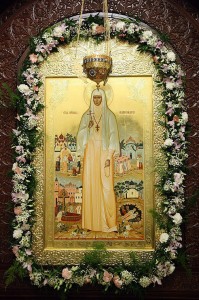 Икона св. прпмц. великой княгини Елисаветы из Покровского храма Марфо-Мариинской обители