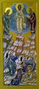 Икона Преображения Господня из иконостаса церкви Преображения Господня в д.Радумля, иконописец Евгений П.